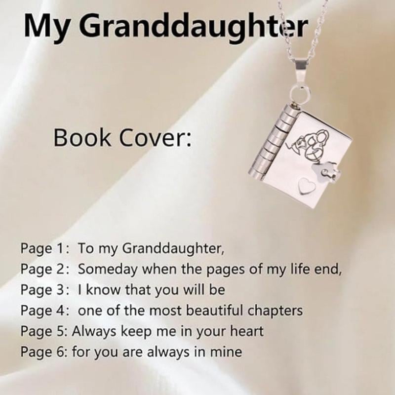 π Hot Sale - 49% OFF π₯π₯My Little Star Book Necklace for Daughter & Son, Birthday Day Gift Graduation Jewelry of Love
