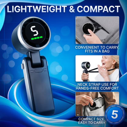 🔥Day Sale 60% OFF🔥Portable Handheld Turbo Fan