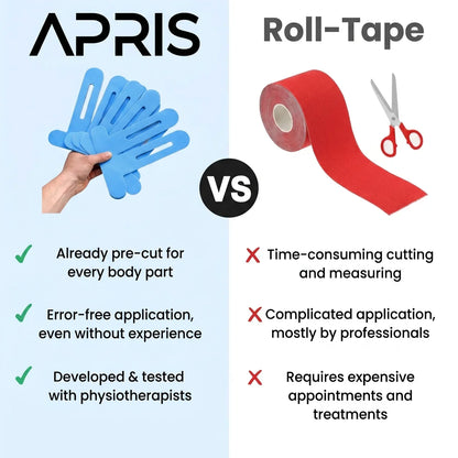 APRIS™ Knee Pajamas — Pre-Cut Kinesiology Tape