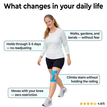 APRIS™ Knee Pajamas — Pre-Cut Kinesiology Tape