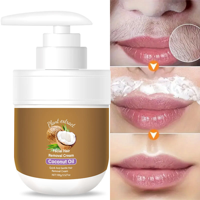 🎁Coconut Facial Hair Removal Cream